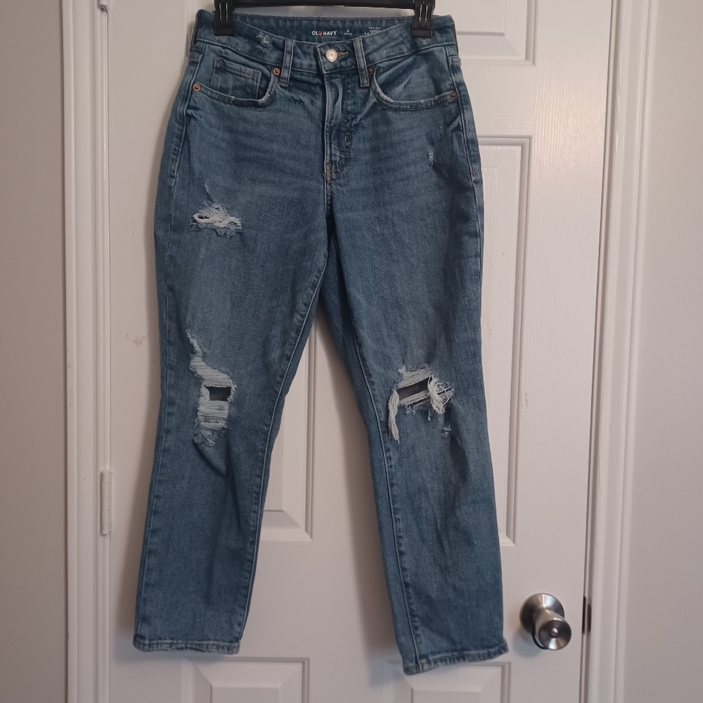 Old Navy O.G. Curvy Straight Sz 4 P